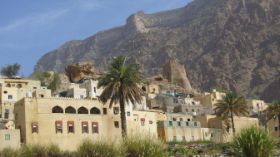 5 Bilad Sayt, een bergdorpje aan het einde van een kloof in de bergen in Oman.jpg
